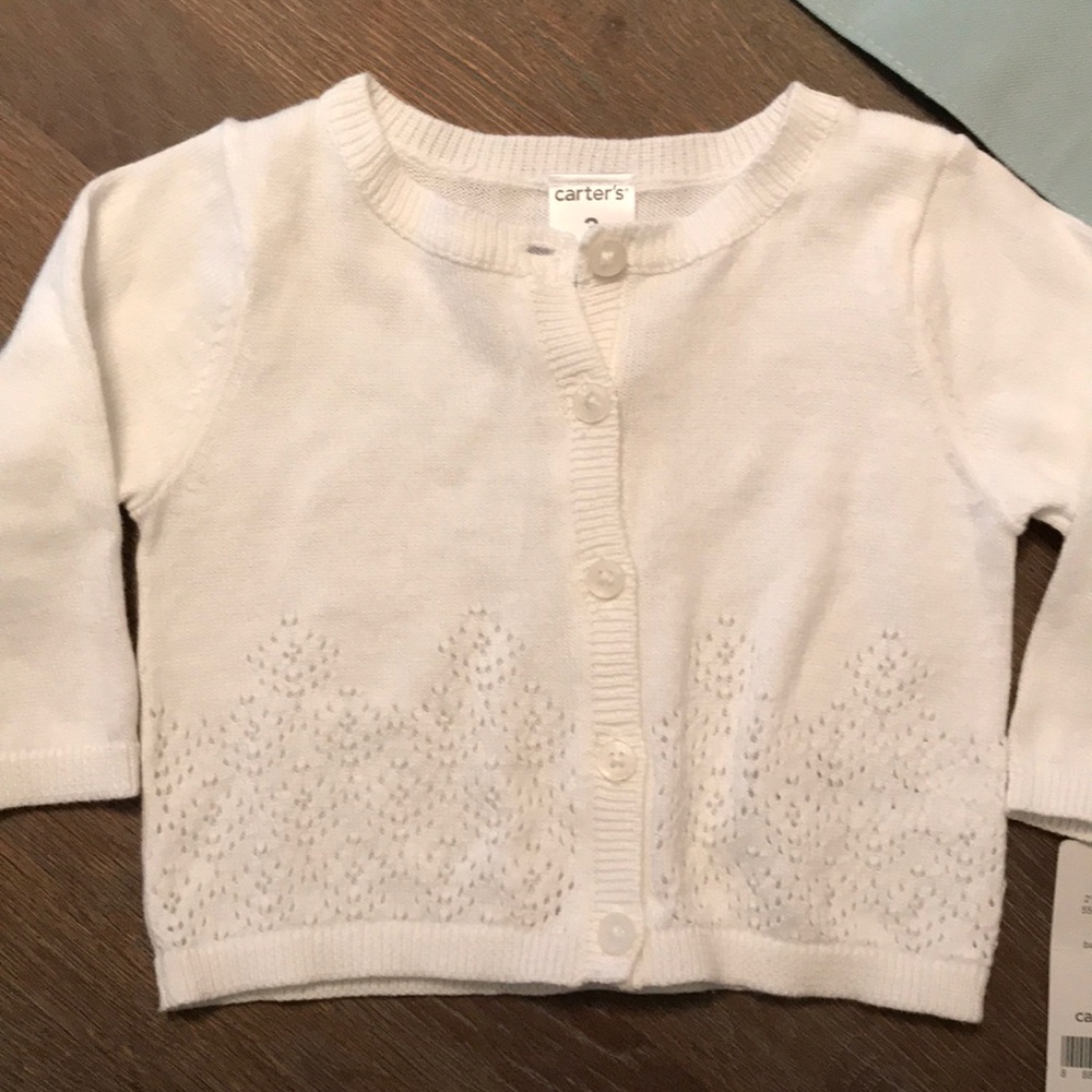 Carters white sweater